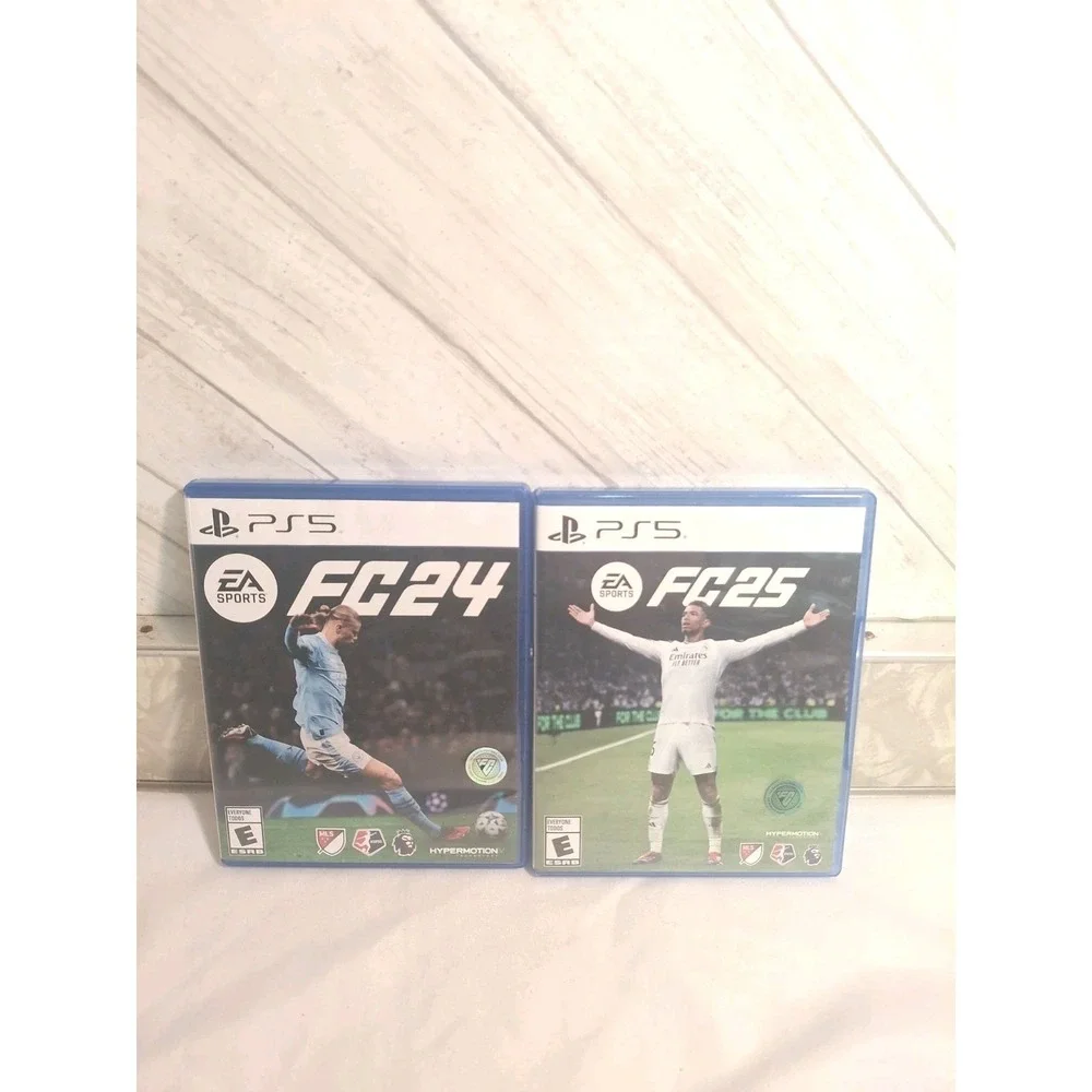 EA Sports FC24 & FC25 PlayStation 5 Soccer Games Complete CLEAN DISCS